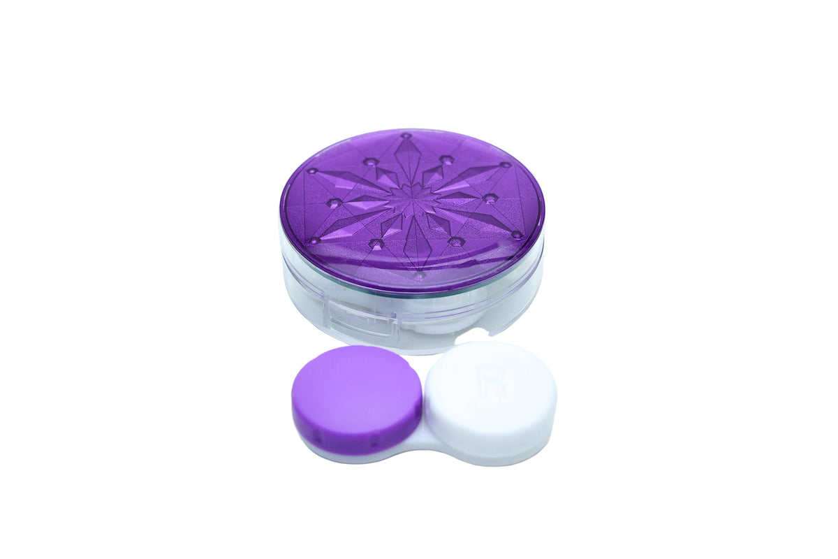 Lenses cases with mirror
