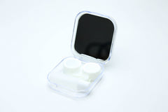 Lenses cases with mirror